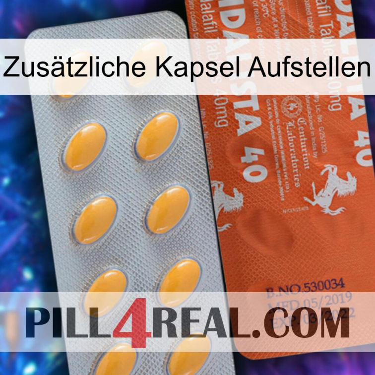 Zusätzliche Kapsel Aufstellen 43